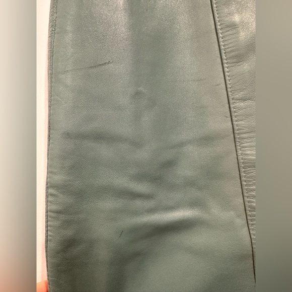 Vintage Danier Midi Length Leather Skirt - Picture 4 of 6